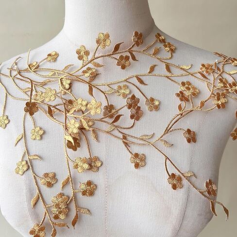 2 pcs Burgundy Iron on Plum Flower Delicate Embroidery Patch for Prom Dress,Costumes in Saudi Arabia