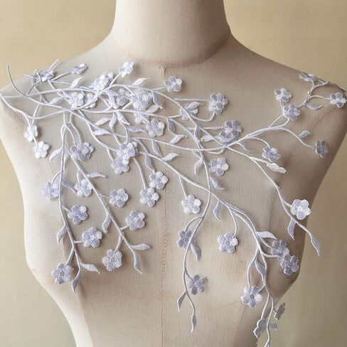 2 pcs Burgundy Iron on Plum Flower Delicate Embroidery Patch for Prom Dress,Costumes in Saudi Arabia