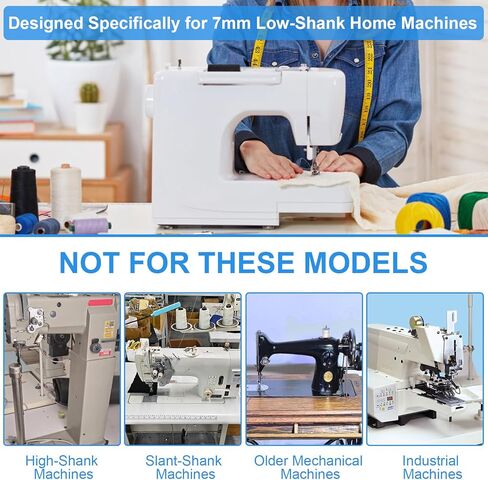 Open Toe Walking Foot with Guide, Compatible with Brother Sewing Machine, Fist Most 7mm Household Low Shank Sewing Machines, Suitable for Quilting and Sewing Multiple Layers in Saudi Arabia
