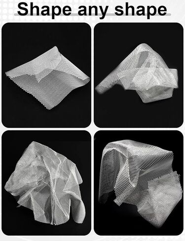 شبكة سلكية من الألومنيوم للفنون والحرف - 5.7 بوصة × 13.1 قدم - شبكة نحت مرنة للفنون والحرف اليدوية، شبكة معدنية رفيعة سهلة القطع مع مقص إضافي وأشرطة تخزين، منحوتات يدوية وحرف إبداعية in Kuwait