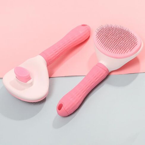 Cat Grooming Brush Gentle Daily Care Tool for Shedding and Hair Removal in Saudi Arabia