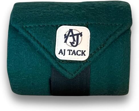 لفافات بولو AJ Tack - 12 قدم - عبوة من 4 قطع باللون الأخضر الصياد in Kuwait