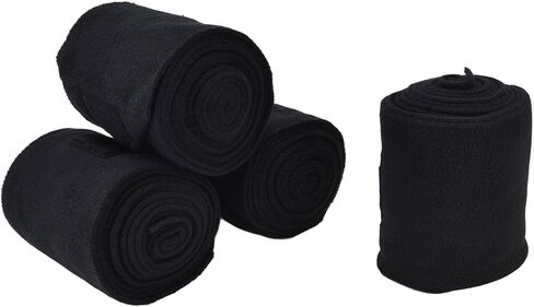 4PCS Horse Leg Wraps, Horse Polo Wraps Lamb Leg Wraps Self Adhesive Polo Wraps for Horses Horse Bandages for Cows Dogs Horses Cats 8.2ft (Red) in Saudi Arabia