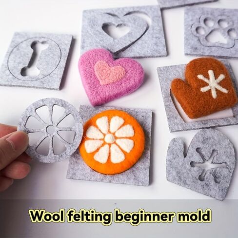 8 قطعة قوالب التلبيد الصوف ورأى الحرفية DIY بها بنفسك إبرة زين قوالب التطريز التلبيد مجموعة أدوات الصوف زين in Saudi Arabia