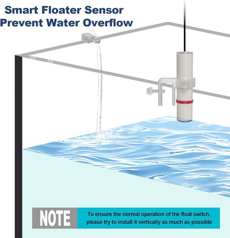 Aquarium Auto Top Off Switch,High Water Level Power-Off Switch,Fish Tank Automatic Water Level Contrtoller,Pump Control,Prevent Water Overflow in Saudi Arabia