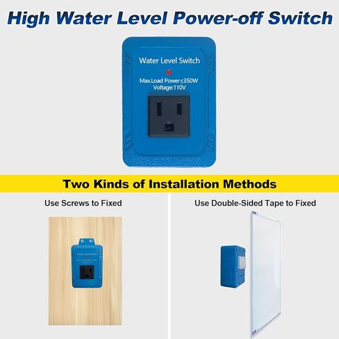 Aquarium Auto Top Off Switch,High Water Level Power-Off Switch,Fish Tank Automatic Water Level Contrtoller,Pump Control,Prevent Water Overflow in Saudi Arabia