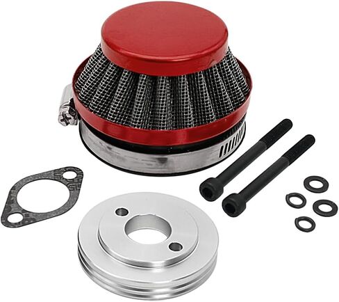 FLMLF طقم مرشح هواء معدني مناسب 23-71CC أحمر لـ 1/5 HPI BAJA Losi 5ive T FG GoPed RedCat RC قطع غيار السيارات in Kuwait