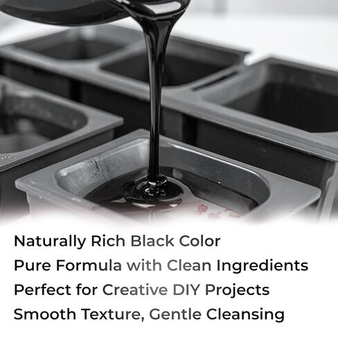 velona 5 LB - Black Coal Soap Base SLS/SLES Free | Melt and Pour | Natural Bars for The Best Result for Soap-Making in Saudi Arabia