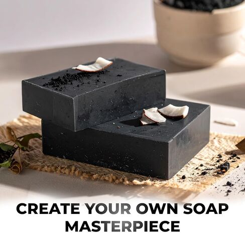 velona 5 LB - Black Coal Soap Base SLS/SLES Free | Melt and Pour | Natural Bars for The Best Result for Soap-Making in Saudi Arabia