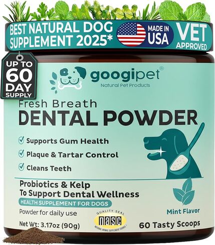 Googipet Premium Dog متعدد الفيتامينات قابل للمضغ، فيتامينات ومكملات للكلاب، فيتامينات الجراء والبروبيوتيك للكلاب الكبيرة لصحة الأمعاء + فيتامين C، الجلوكوزامين لدعم مفاصل الكلاب (نكهة الدجاج) in Saudi Arabia