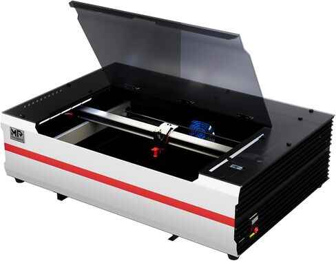 Monport Reno Pro 65 وات حفارة وقاطع سطح المكتب بالليزر ثاني أكسيد الكربون، آلة نقش بالليزر على سطح العمل مقاس 16 × 24 مع تركيز شبه تلقائي جديد، لوحة تحكم، منصتي عمل، محور Z قابل للتعديل للخشب والزجاج الأكريليك المزيد... in Kuwait