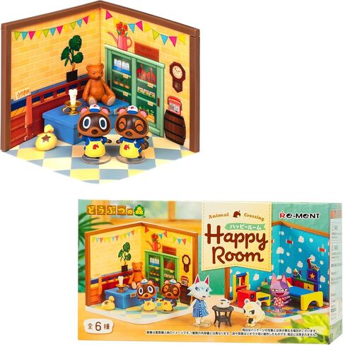Hamee RE-Ment Animal Crossing Blind Box Diorama Miniature Figure Set for Birthday Gift, Party Favor, Collectible Figurine (Animal Crossing Happy Room) – 1 Pc. Mystery Set in Kuwait