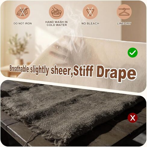 100% Cotton Muslin Fabric, 63 Inch X 2 Yards (72 Inches) Unbleached Muslin Linen Fabric by The Yard, Premium Medium Weight Muslin Cloth Fabric for Sewing, Embroidery, Crafts, & Apparel Projects in Saudi Arabia