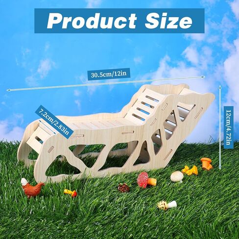 نفق الهامستر الخشبي، مخبأ الهامستر متعدد الاستخدامات ونفق الاستكشاف، سلم التسلق، مستكشف الهامستر، مخبأ الهامستر للهامستر، جربيلز، الحيوانات الأليفة الصغيرة in Kuwait