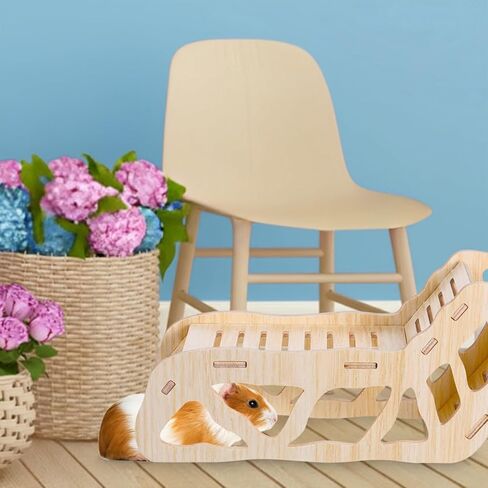 نفق الهامستر الخشبي، مخبأ الهامستر متعدد الاستخدامات ونفق الاستكشاف، سلم التسلق، مستكشف الهامستر، مخبأ الهامستر للهامستر، جربيلز، الحيوانات الأليفة الصغيرة in Kuwait