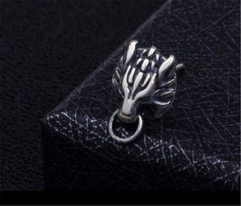New 2PCS Cloud Wolf Earring Earnail Silver ear stud Cosplay Earrings Prop Gifts in Saudi Arabia
