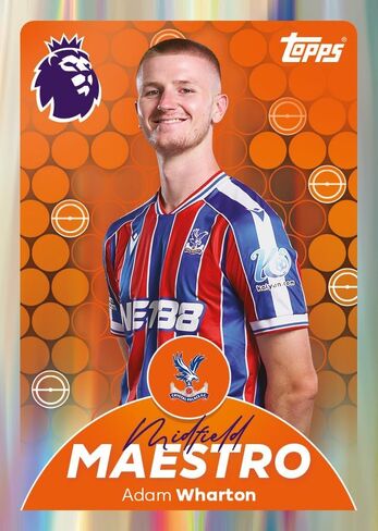 ملصقات Topps Premier League 2026 - علبة ملصقات (تحتوي على 12 حزمة ملصقات الدوري الممتاز بالإضافة إلى حزمة صغيرة واحدة (75 ملصقًا في المجموع). in Kuwait