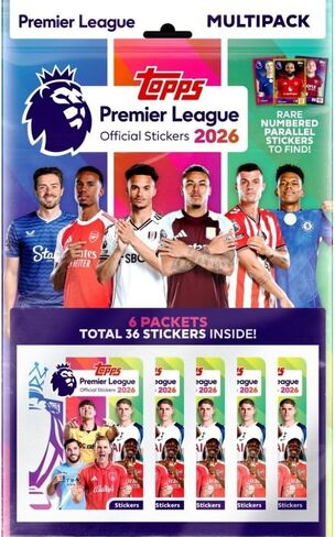Topps Premier League 2026 Sticker Collection - Multipack in Saudi Arabia