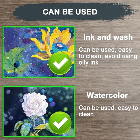 INNOVAYOU 5 * 7inch Gel Plate Printing Kit, Set with Gel Printing, Rubber Roller, Watercolor Paints, Stencils, Printing Paper, Masking Tape and Baren, for Card Making, Arts and Crafts in Kuwait