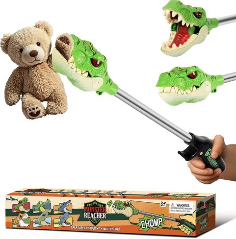 DINOBROS لعبة القرش Pincher المنتزع ألعاب حيوانات البحر Chomper مخلب الوحش Reacher ألعاب القرش الأبيض العظيم in Kuwait