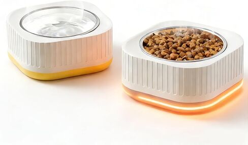 Heated Pet Bowl, Heated Water Bowl for Dogs and Cats Outdoors,Thermostatic Control Pet Heated Bowl for Winter for Dogs, Cats, Chickens, Ducks, Squirrels, Rabbits, Birds, and Animals in Saudi Arabia