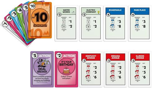 Monopoly Deal Card Game in Collectible Storage Tin | Ages 8+ | 2-5 Players | 15 Mins. | Fun Family Games for Kids, Teens, and Adults | Travel Games (Amazon Exclusive) in Saudi Arabia