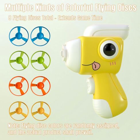 Cat Toy Launcher,Cat Fetch Toy & Hunting Toys for Indoor Cats,Cat Toys Set with 8 Launch Discs,Funny Interactive Cat Toys for Bored Indoor Cats in Kuwait