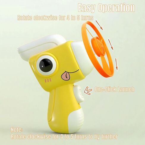 Cat Toy Launcher,Cat Fetch Toy & Hunting Toys for Indoor Cats,Cat Toys Set with 8 Launch Discs,Funny Interactive Cat Toys for Bored Indoor Cats in Kuwait