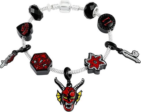 Stranger TV Bracelets, Movie Themed Bangles, Halloween Cosplay Character Stylish Jewelry, Gift for Teens and Adults in Saudi Arabia