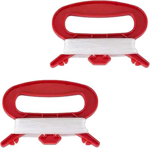 BWESOO 2Pcs Red D Shape Winder with 100m Line String for Outdoor Sports Flying Kite,Kite Board Tool Kit Kites and Wind Spinners in Saudi Arabia