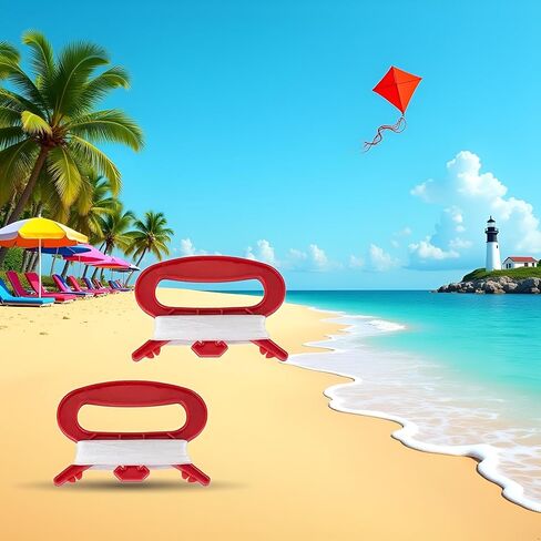 BWESOO 2Pcs Red D Shape Winder with 100m Line String for Outdoor Sports Flying Kite,Kite Board Tool Kit Kites and Wind Spinners in Saudi Arabia