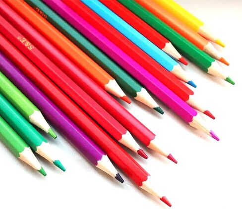 50 قطعة من أقلام الرصاص الملونة من SKKSTATIONERY، 50 لونًا نابضًا بالحياة، أقلام رسم للرسم والفنون وكتب التلوين وهدايا عيد الميلاد للعودة إلى المدرسة in Kuwait