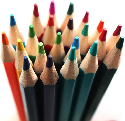 50 قطعة من أقلام الرصاص الملونة من SKKSTATIONERY، 50 لونًا نابضًا بالحياة، أقلام رسم للرسم والفنون وكتب التلوين وهدايا عيد الميلاد للعودة إلى المدرسة in Kuwait