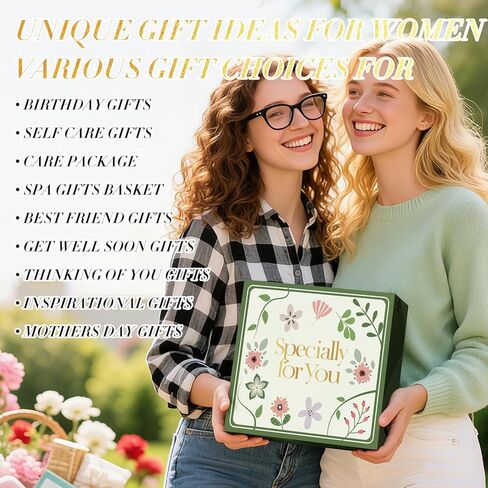 Get Well Soon Gift Baskets for Women, After Surgery Recovery Care Package for Women, Thinking of You, Feel Better Encouragement Gift Box, Comfort Gifts for Sick Friend in Saudi Arabia
