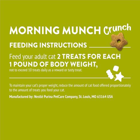 Purina Friskies Party Mix Morning Munch Crunch Egg, Bacon and Cheese Flavors Cat Treats - 30 oz Canister in Saudi Arabia
