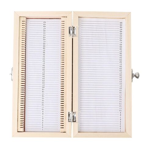 Microscope Slide Box, Wooden Slide Storage Box, Contains 50 Slides in Saudi Arabia