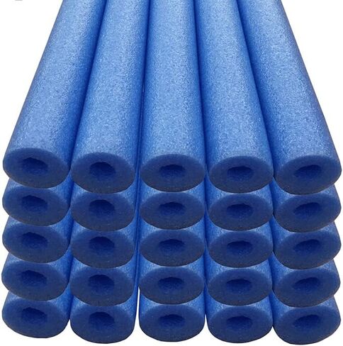 Oodles of Noodles Deluxe Rainbow Swimming Pool Noodles Foam- Pack of 25 - Approx. 48 inch x 2.5 inch Multi-Purpose Foam Tubes, Pool Floats for Water Fun, Exercise, Crafts, Padding, Insulation & More in Saudi Arabia