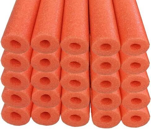 Oodles of Noodles Deluxe Rainbow Swimming Pool Noodles Foam- Pack of 25 - Approx. 48 inch x 2.5 inch Multi-Purpose Foam Tubes, Pool Floats for Water Fun, Exercise, Crafts, Padding, Insulation & More in Saudi Arabia