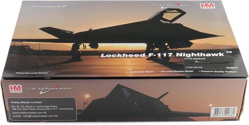 هواية ماستر | نسخة طبق الأصل من الطائرات العسكرية بمقياس 1:72 | F-117A Nighthawk 84-0809، القوات الجوية الأمريكية، 2022 (مع قنبلتين إضافيتين × B57 وB61) | الموديل HA5813 in Kuwait