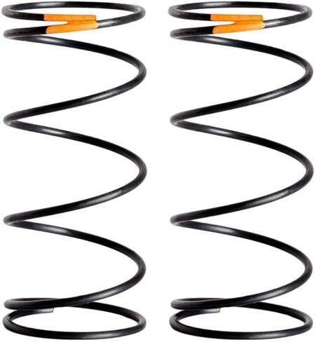 1UP Racing 10519 - X-Gear نوابض أمامية للعربات مقاس 13 مم، 5-X صلبة/برتقالية in Kuwait