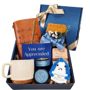 Employee Appreciation Gifts – Thank You Gift with Mug, Notebook & Emotional Support Shark, Appreciations Gifts for Coworkers, Men, Women, Team, Gender Neutral Staff,Difference Maker Gift Box in Saudi Arabia