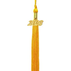 Graduation Tassel with Gold Charm for Graduation Cap or Souvenir (Black/Gold, 2024) in Kuwait
