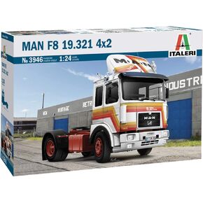 Italeri 3946S Man 1:24 F8 19.321 2 محور، صنع نموذج طبق الأصل المؤمنين، الحرف اليدوية، هواية، الإلتصاق، مجموعة البناء البلاستيكية، التجميع in Kuwait