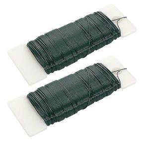 Green Floral Wire 22 Gauge Florist Wire Craft Wire Green Flower Paddle Wires for Wreath Making Floral Arrangements Christmas Tree in Kuwait