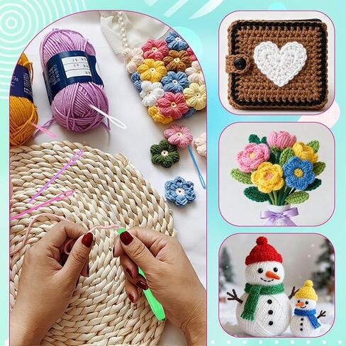 3 Pack Knitting Loom Hooks Pick Tool & Crochet Needle Hook with 2-Size's Large Eye Needle for Loom Hooks Tool Knit Picker in Kuwait