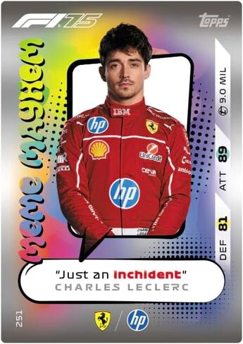 2025 Topps Formula 1 Turbo Attax 10 Card Pack - Look for Pink Foil Parallels in Saudi Arabia