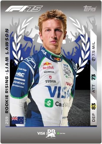 2025 Topps Formula 1 Turbo Attax 10 Card Pack - Look for Pink Foil Parallels in Saudi Arabia