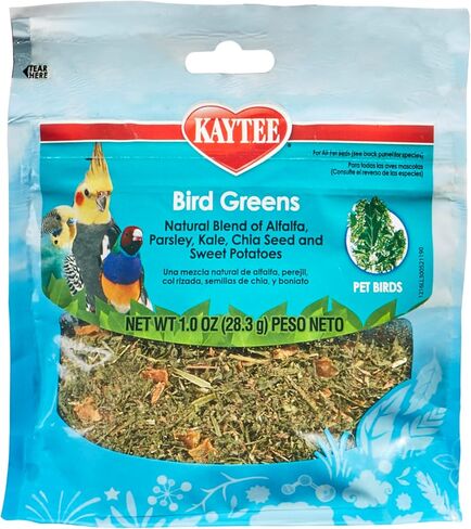علاج kaytee Bird Greens لجميع الطيور الأليفة، 1 أونصة in Kuwait