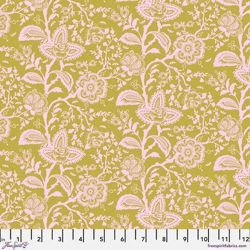حزمة Parisville Deja Vu Fat Quarter Bundle (8 قطع) من Tula Pink for Free Spirit 18 × 21 بوصة (45.72 سم × 53.34 سم) قطع قماش من نسيج اللحاف DIY in Kuwait