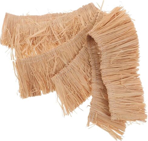 SEWACC 3PCS Miniature Artificial Thatch Roll - DIY Tiny Hay Roofs and Model Straw Bales Roofing for Micro Landscape and Architecture Models in Saudi Arabia